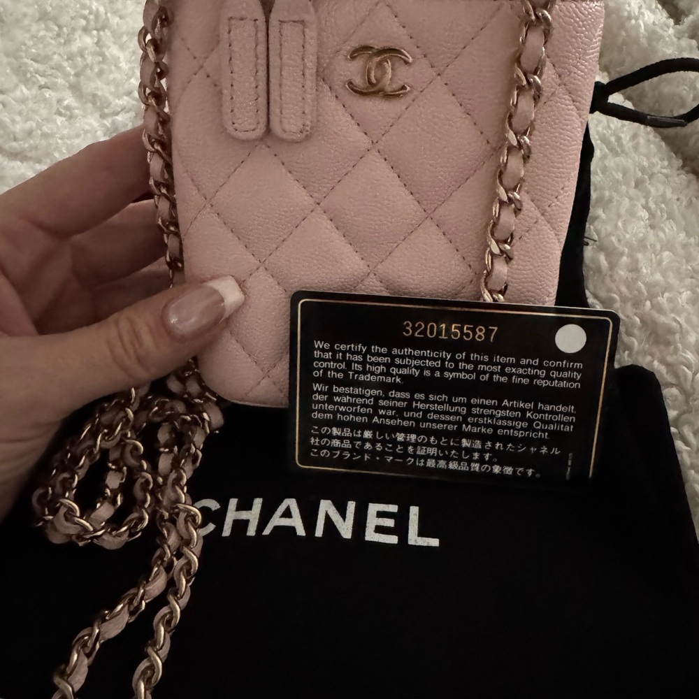 Chic Baby pink Chanel caviar Quilted Leather Bag - Picture 15 of 15